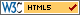 valid html5 badge